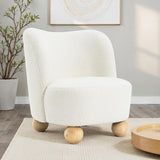 Karey White Accent Chair by Furniture of America at Eve Furniture