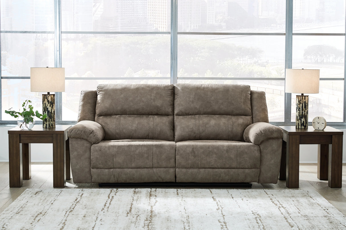 Kargin Fossil Manual Reclining Sofa by Ashley at Eve Furniture