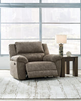 Kargin Fossil Oversized Manual Recliner by Ashley at Eve Furniture