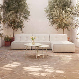 Kari Cream Outdoor Nesting Coffee Table by Moe's Home at Eve Furniture