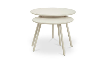 Kari Outdoor Nesting Coffee Table Cream by Moe's Home at Eve Furniture
