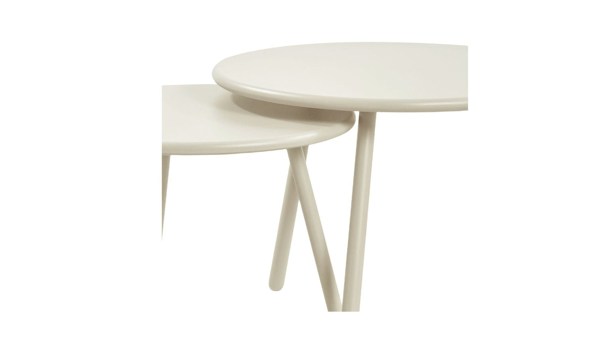 Kari Outdoor Nesting Coffee Table Cream by Moe's Home at Eve Furniture