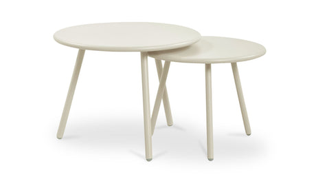 Kari Outdoor Nesting Coffee Table Cream by Moe's Home at Eve Furniture