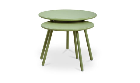 Kari Outdoor Nesting Coffee Table Green by Moe's Home at Eve Furniture