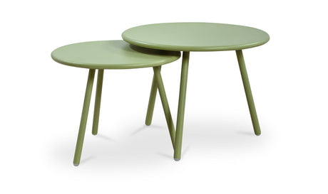 Kari Outdoor Nesting Coffee Table Green by Moe's Home at Eve Furniture