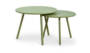 Kari Outdoor Nesting Coffee Table Green by Moe's Home at Eve Furniture