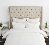 Karina Ivory Gray Duvet Cover by Classic Home at Eve Furniture