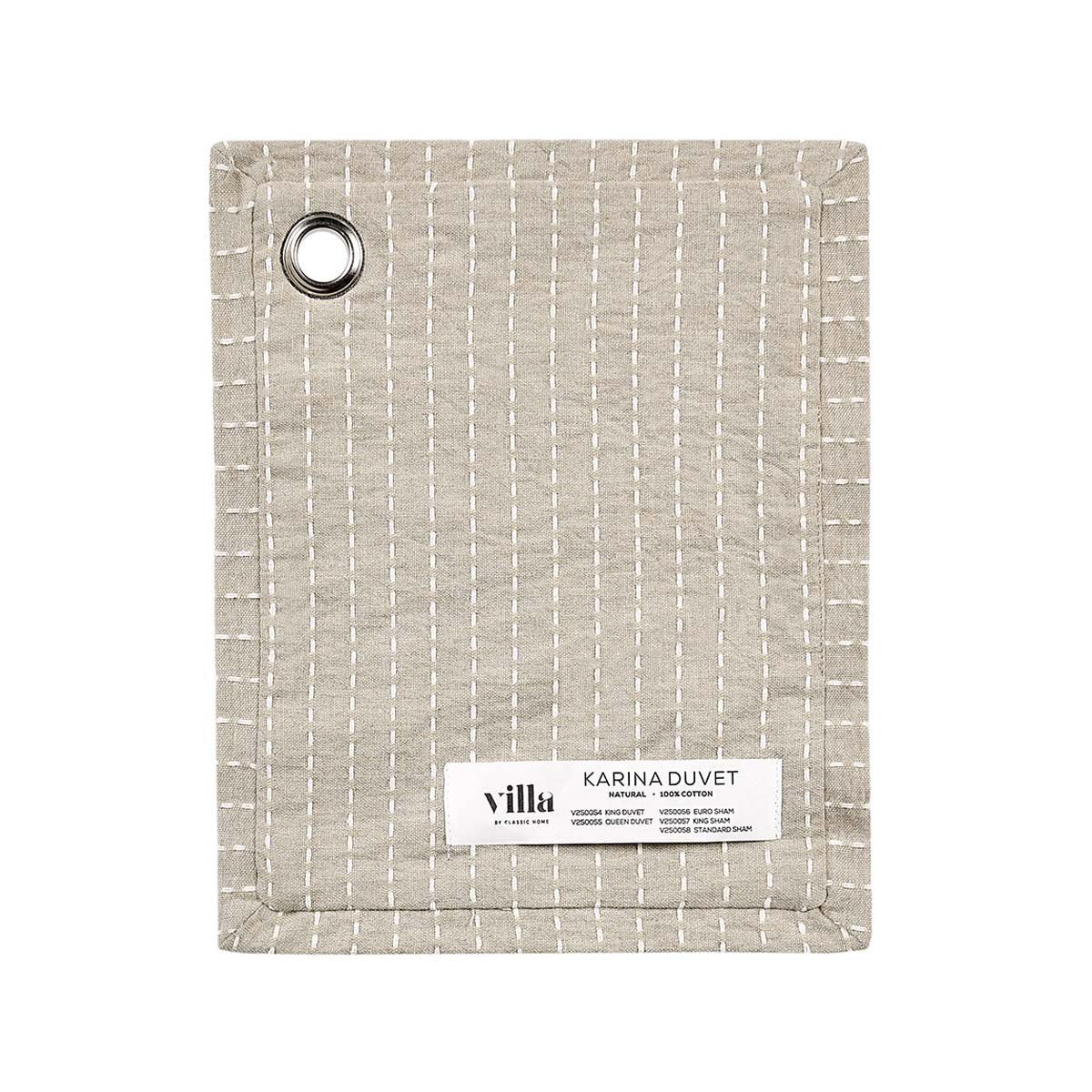 Karina Natural Duvet Cover by Classic Home at Eve Furniture