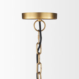 Karina Round Brass-tone Hammered Metal Dome Pendant Light by Mercana at Eve Furniture