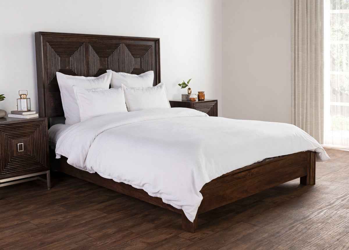 Karina White Duvet Cover by Classic Home at Eve Furniture