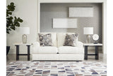 Karinne Linen Loveseat and Chair by Ashley at Eve Furniture