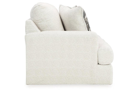 Karinne Linen Loveseat and Chair by Ashley at Eve Furniture