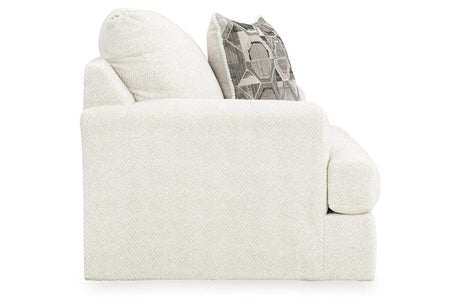 Karinne Linen Loveseat and Chair by Ashley at Eve Furniture