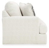 Karinne Linen Loveseat by Ashley at Eve Furniture