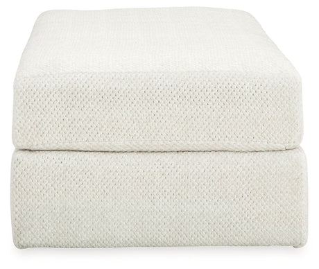 Karinne Linen Oversized Accent Ottoman