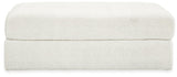Karinne Linen Oversized Accent Ottoman by Ashley at Eve Furniture