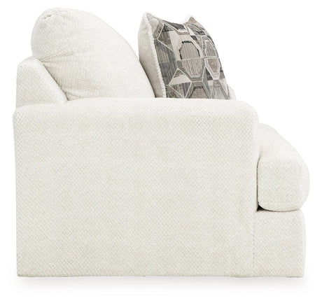 Karinne Linen Oversized Chair by Ashley at Eve Furniture