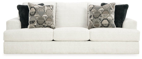 Karinne Linen Sofa by Ashley at Eve Furniture