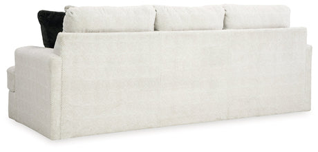 Karinne Linen Loveseat, Oversized Chair and Accent Ottoman by Ashley at Eve Furniture