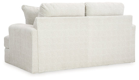 Karinne Linen Loveseat, Oversized Chair and Accent Ottoman by Ashley at Eve Furniture