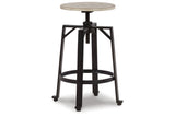 Karisslyn Whitewash/Black Counter Height Stool, Set of 2 by Ashley at Eve Furniture