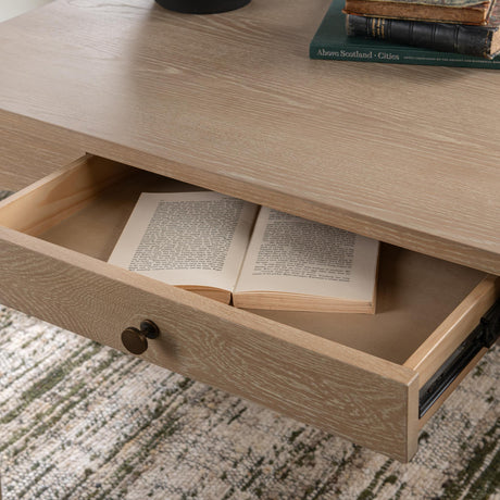 Karl Coastal Drift 48-72 Rectangle Extendable Desk by Classic Home at Eve Furniture