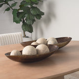 Karmen (Set of 2) Gold Hammered Oversized Bowls by Mercana at Eve Furniture