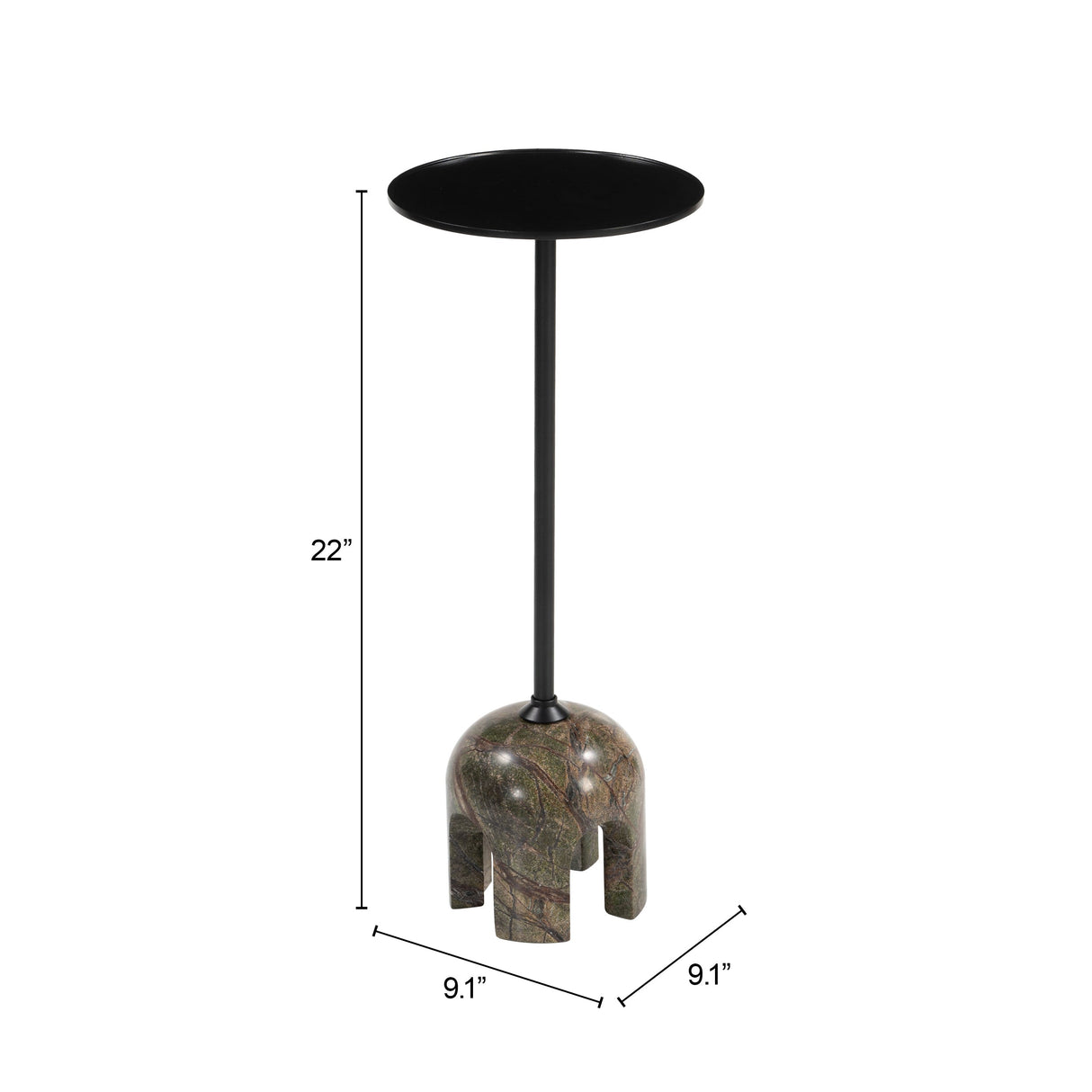 Kask Multicolor Side Table by Zuomod at Eve Furniture
