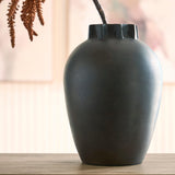 Kaslett Antique Black Vase by Ashley at Eve Furniture