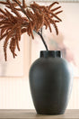 Kaslett Antique Black Vase by Ashley at Eve Furniture