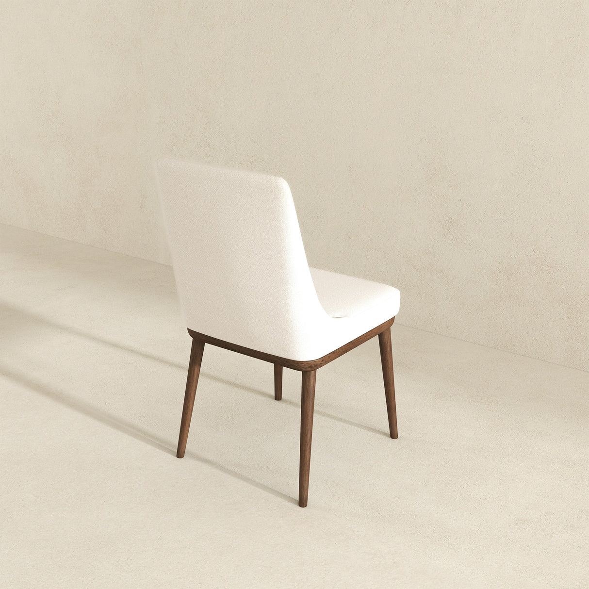 Kate Beige Fabric Dining Chair (Set Of 2) by Ashcroft Imports at Eve Furniture