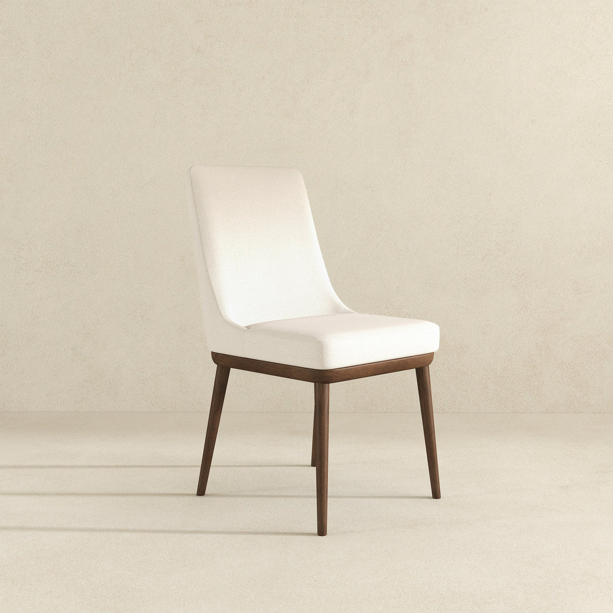 Kate Beige Fabric Dining Chair (Set Of 2) by Ashcroft Imports at Eve Furniture