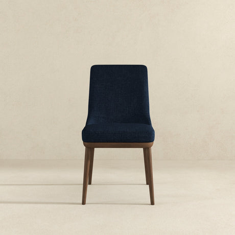 Kate Dark Blue Fabric Dining Chair (Set Of 2) by Ashcroft Furniture at Eve Furniture