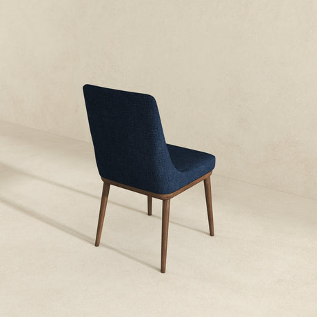Kate Dark Blue Fabric Dining Chair (Set Of 2) by Ashcroft Furniture at Eve Furniture