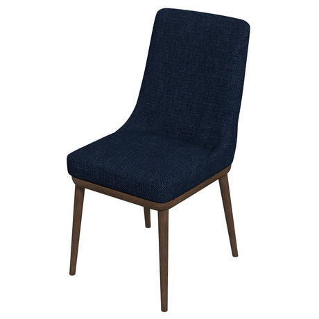Kate Dark Blue Fabric Dining Chair (Set Of 2) by Ashcroft Furniture at Eve Furniture