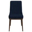 Kate Dark Blue Fabric Dining Chair (Set Of 2) by Ashcroft Furniture at Eve Furniture
