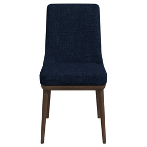 Kate Dark Blue Fabric Dining Chair (Set Of 2) by Ashcroft Furniture at Eve Furniture