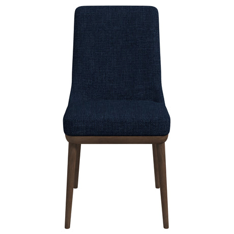 Kate Dark Blue Fabric Dining Chair (Set Of 2) by Ashcroft Furniture at Eve Furniture