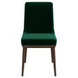 Kate Green Velvet Solid Wood Dining Chair (Set Of 2) by Ashcroft Furniture at Eve Furniture