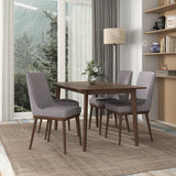 Kate Grey Fabric Dining Chair (Set Of 2) by Ashcroft Imports at Eve Furniture