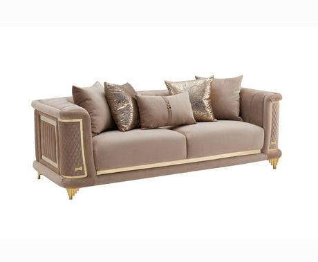 Kate Luxury Sofa & Loveseat by Cosmos Furniture at Eve Furniture