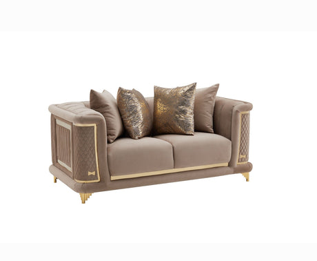 Kate Luxury Sofa & Loveseat by Cosmos Furniture at Eve Furniture