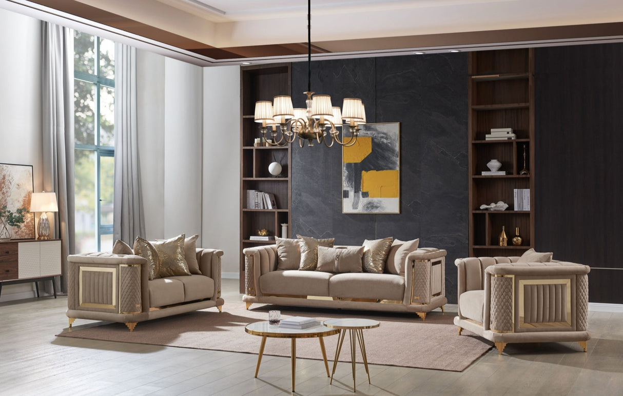Kate Luxury Sofa & Loveseat by Cosmos Furniture at Eve Furniture