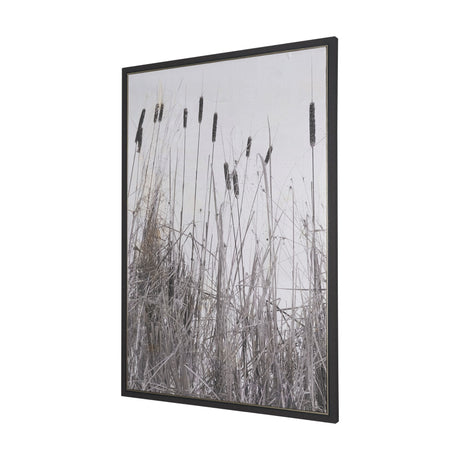 Kate Rushes I by Deborah Revell Hand-Embellished Textured Framed Canvas Artwork by Mercana at Eve Furniture