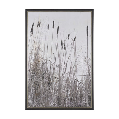 Kate Rushes I by Deborah Revell Hand-Embellished Textured Framed Canvas Artwork by Mercana at Eve Furniture
