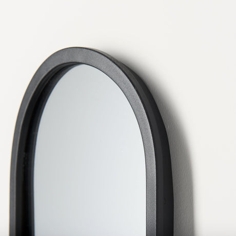 Katherine Wall Mounted Mirror w Glass Bottle for Botanicals or Floral by Mercana at Eve Furniture