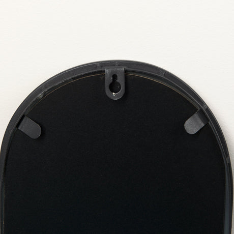 Katherine Wall Mounted Mirror w Glass Bottle for Botanicals or Floral by Mercana at Eve Furniture
