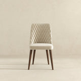 Katie Beige Velvet Dining Chair (Set Of 2) by Ashcroft Furniture at Eve Furniture