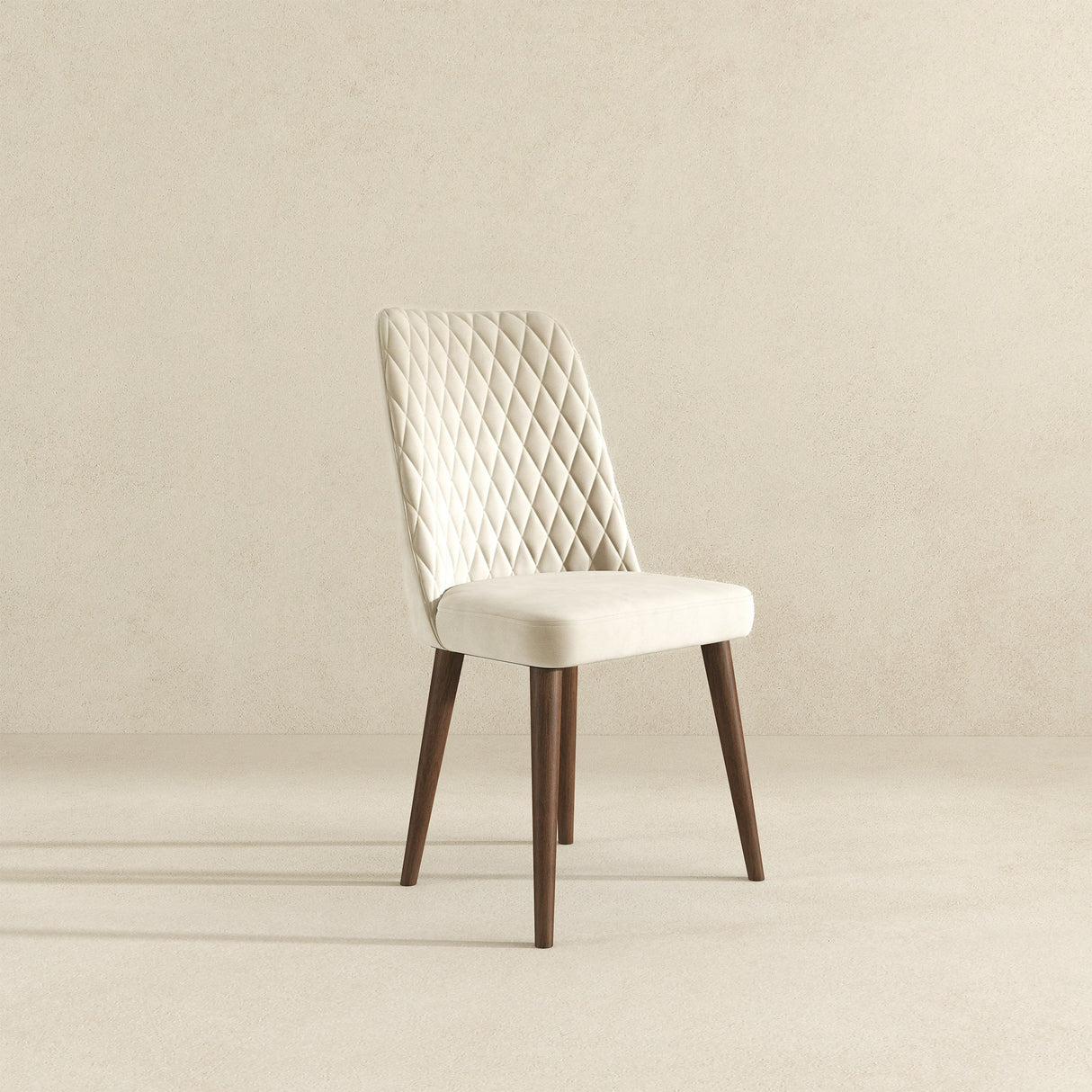 Katie Beige Velvet Dining Chair (Set Of 2) by Ashcroft Furniture at Eve Furniture