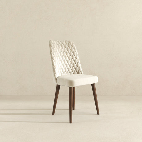 Katie Beige Velvet Dining Chair (Set Of 2) by Ashcroft Furniture at Eve Furniture